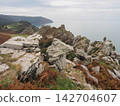 View over Rugged Jack and Castle Rock from Hollerday Hill, Exmoor, Devon 142704607