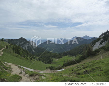 Kampenwand mountain tour in Bavaria, Germany Kampenwand mountain tour in Bavaria, Germany 142704963