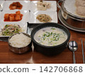 Traditional Korean Milky Beef Bone Soup Seolleongtang 142706868