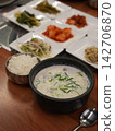 Traditional Korean Milky Beef Bone Soup Seolleongtang 142706870