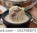 Traditional Korean Milky Beef Bone Soup Seolleongtang 142706873
