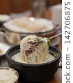 Traditional Korean Milky Beef Bone Soup Seolleongtang 142706875
