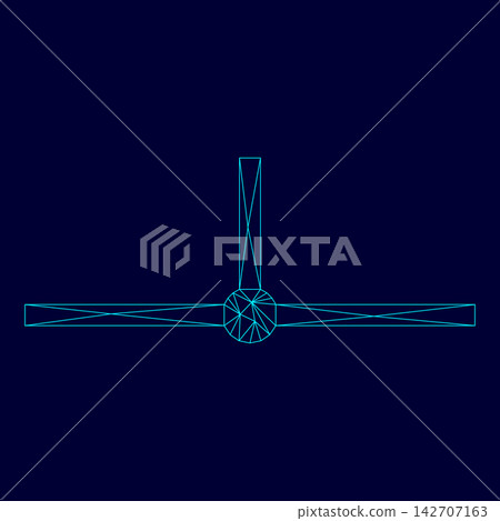 Location network segment low poly triangulation triangulated polygonal electric cyan blue vibrant aqua neon color vector illustration image outline contour line Location network segment low poly triangulation triangulated polygonal electric cyan blue vibrant aqua neon color vector illustration image outline contour line 142707163