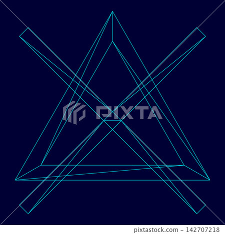 Symbol do not bleach low poly triangulation triangulated polygonal electric cyan blue vibrant aqua neon color vector illustration image outline contour line Symbol do not bleach low poly triangulation triangulated polygonal electric cyan blue vibrant aqua neon color vector illustration image outline contour line 142707218