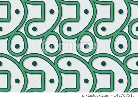 Rotating flowing curves seamless background in teal Rotating flowing curves seamless background in teal 142707513