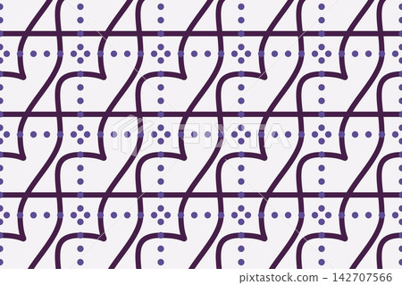 Minimal geometric pattern, flowing curves on purple Minimal geometric pattern, flowing curves on purple 142707566