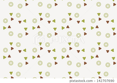 Seamless orange pattern of scattered star flowers Seamless orange pattern of scattered star flowers 142707690
