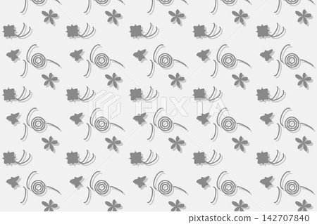 Seamless purple pattern of scattered star flowers Seamless purple pattern of scattered star flowers 142707840