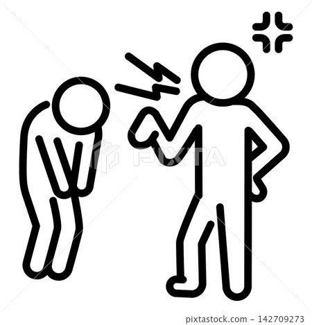 Easy-to-use black pictograms: Unfair demands Easy-to-use black pictograms: Unfair demands 142709273