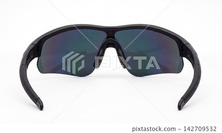 Modern black sports sunglasses with tinted reflective lenses sunglasses protective reflective athletic accessory equipment protection mirrored sportswear performance training coverage Modern black sports sunglasses with tinted reflective lenses sunglasses protective reflective athletic accessory equipment protection mirrored sportswear performance training coverage 142709532