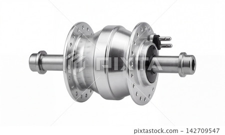Silver metal bicycle wheel hub mechanism component with component mechanical engineering maintenance assembly rotation precision automotive industrial metallic aluminum hardware transport Silver metal bicycle wheel hub mechanism component with component mechanical engineering maintenance assembly rotation precision automotive industrial metallic aluminum hardware transport 142709547