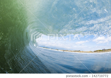 View from within the waves at Kugenuma Beach, Shonan View from within the waves at Kugenuma Beach, Shonan 142710772