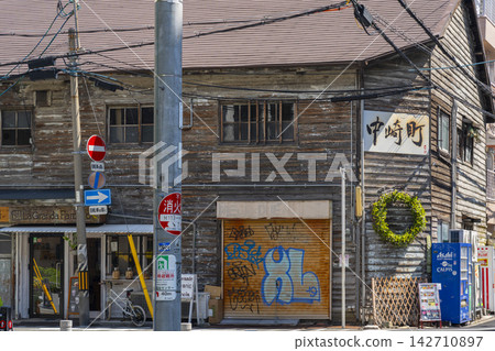 大阪中崎町：傳統的街頭景觀 142710897
