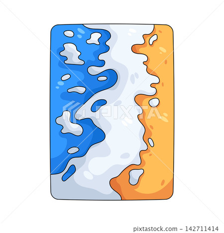 Illustration of sea foam Illustration of sea foam 142711414