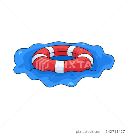 Illustration of lifebuoy Illustration of lifebuoy 142711427