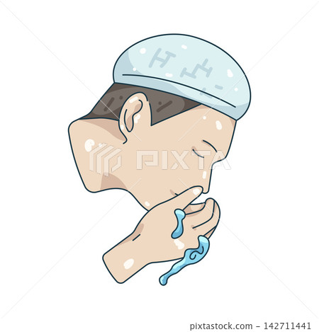 Illustration of sniff water 142711441