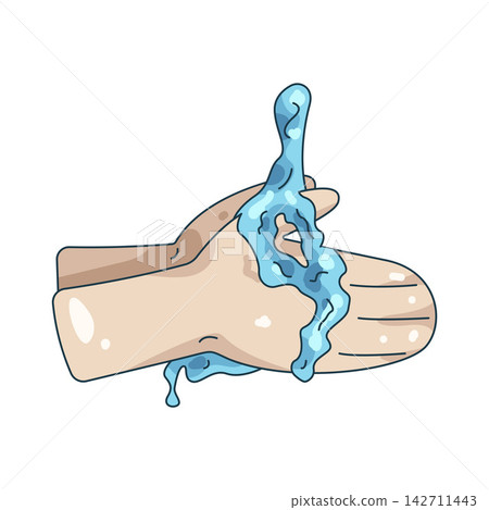 Illustration of clean hand Illustration of clean hand 142711443