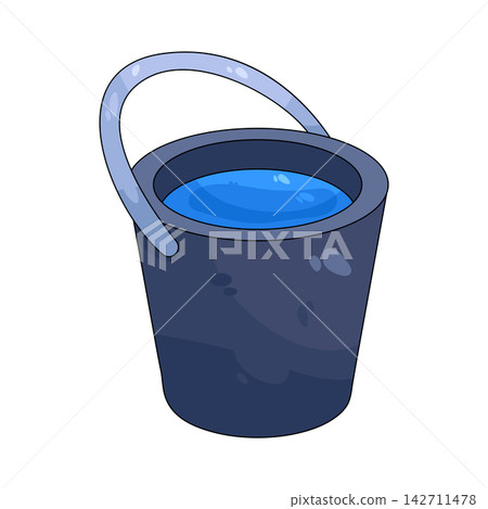 Illustration of small bucket Illustration of small bucket 142711478