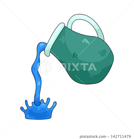 Illustration of pour water Illustration of pour water 142711479