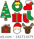 Christmas illustration set 142711679