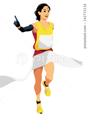 女子馬拉松選手 142713118
