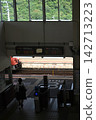 The ticket gate at Yamaguchi Station and a female high school student 142713223