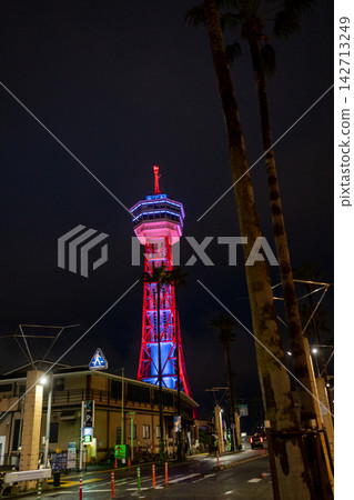 博多港塔夜景燈火輝煌 博多港塔夜景燈火輝煌 142713249
