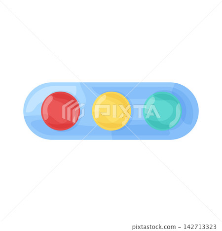 Illustration of Traffic Light Signal Illustration of Traffic Light Signal 142713323