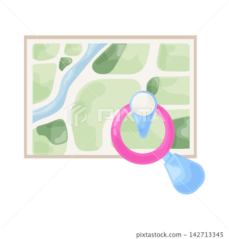 Illustration of Map Search 142713345