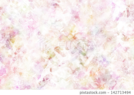 色彩繽紛的水彩風格紋理背景 - 粉紅色 142713494