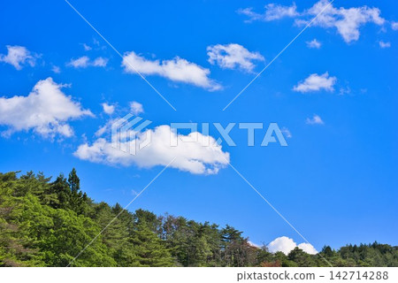 Blue skies over Kurosawa Marsh (Miyoshi City, Tokushima Prefecture) Blue skies over Kurosawa Marsh (Miyoshi City, Tokushima Prefecture) 142714288