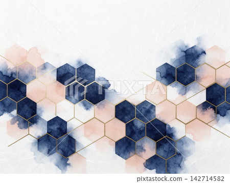 以白色和紙為底,飾以傳統的玳瑁紋樣,並穿插金色幾何線條。 以白色和紙為底,飾以傳統的玳瑁紋樣,並穿插金色幾何線條。 142714582