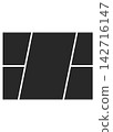 Minimalist Five Frame Photo Collage Template Layout 142716147