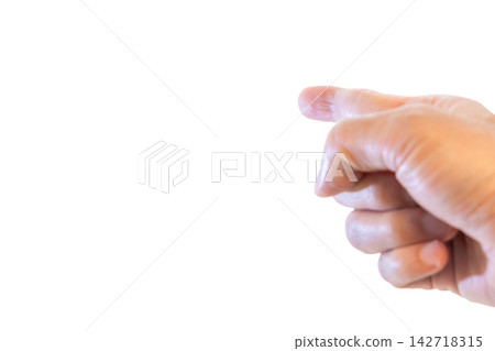 用食指指向前方 用食指指向前方 142718315