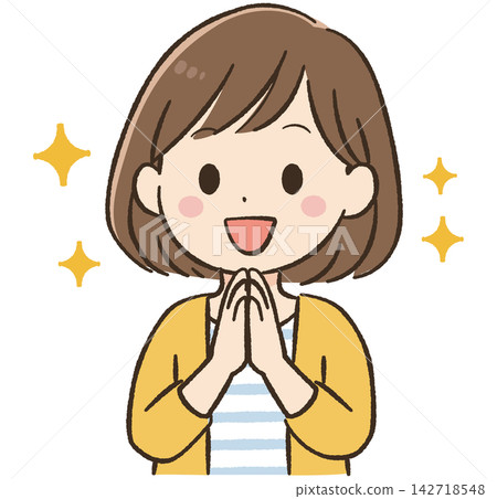 Daily life and communication materials for women in their 30s - Daily life and communication materials for women in their 30s - 142718548