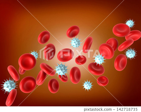 Virus in bloodstream 142718735