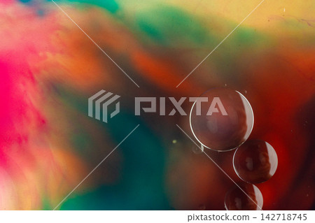 Macro close up of different color oil paint soap. Colorful acrylic. modern art concept. Fine, creative. Macro close up of different color oil paint soap. Colorful acrylic. modern art concept. Fine, creative. 142718745