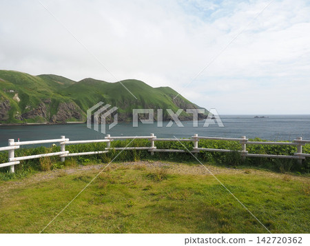 從禮文島隅海岬看到的景色。 142720362
