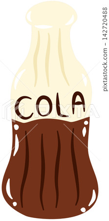 Gummy Cola Bottle Candy Vector Gummy Cola Bottle Candy Vector 142720488