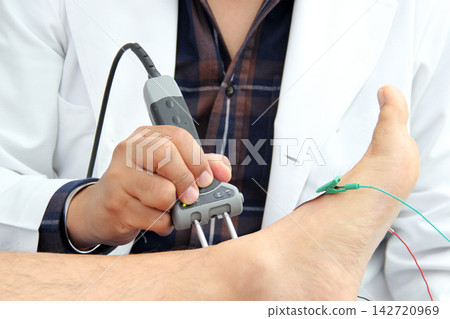Somatosensory Evoked Potentials SEP or Nerve Conduction Velocity NCV is a test of electrical signals through a nerve, done in conjunction with an electromyography EMG to check the muscles Somatosensory Evoked Potentials SEP or Nerve Conduction Velocity NCV is a test of electrical signals through a nerve, done in conjunction with an electromyography EMG to check the muscles 142720969
