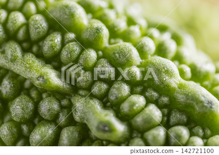 Close-up of the surface of bitter melon Close-up of the surface of bitter melon 142721100