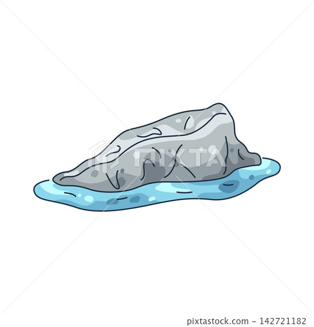 Illustration of sea rock Illustration of sea rock 142721182