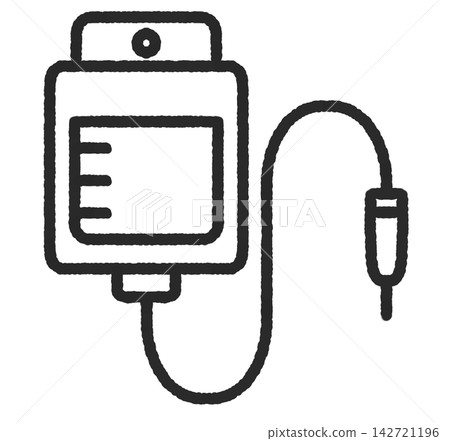 IV drip icon (monochrome) IV drip icon (monochrome) 142721196
