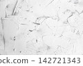 Plaster, wood texture, white background 142721343