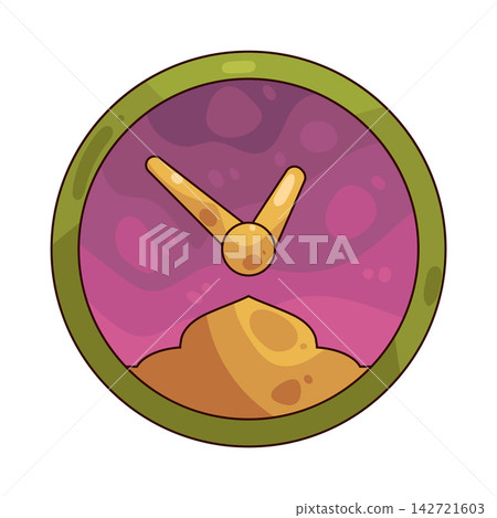 Illustration of Islamic Clock Illustration of Islamic Clock 142721603
