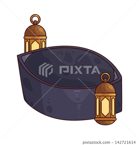 Illustration of Muslim Cap 142721614