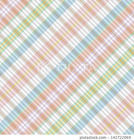 Rainbow Pastel Diagonal Plaid Tartan Seamless Pattern Design for fashion and home textiles Rainbow Pastel Diagonal Plaid Tartan Seamless Pattern Design for fashion and home textiles 142722069