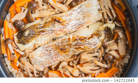 Sea bream cooked rice Sea bream cooked rice 142722845