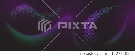 Abstract tech smooth lines with halftone pattern Abstract tech smooth lines with halftone pattern 142723033