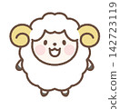 Sheep (front view) icon 142723119